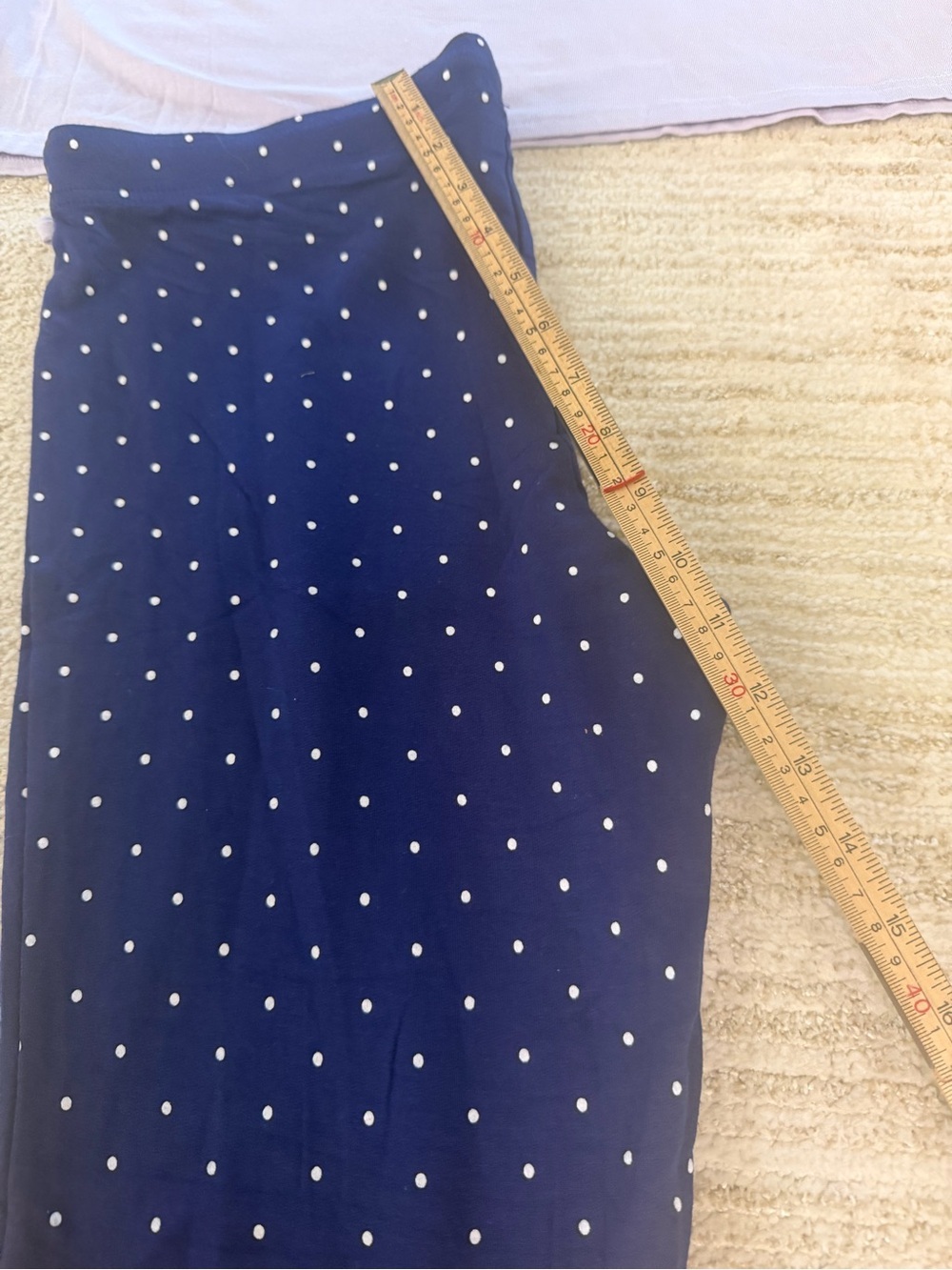 Pajama Set Women’s Size M Navy Polka Dot 2-Piece NWOT - Picture 10 of 13